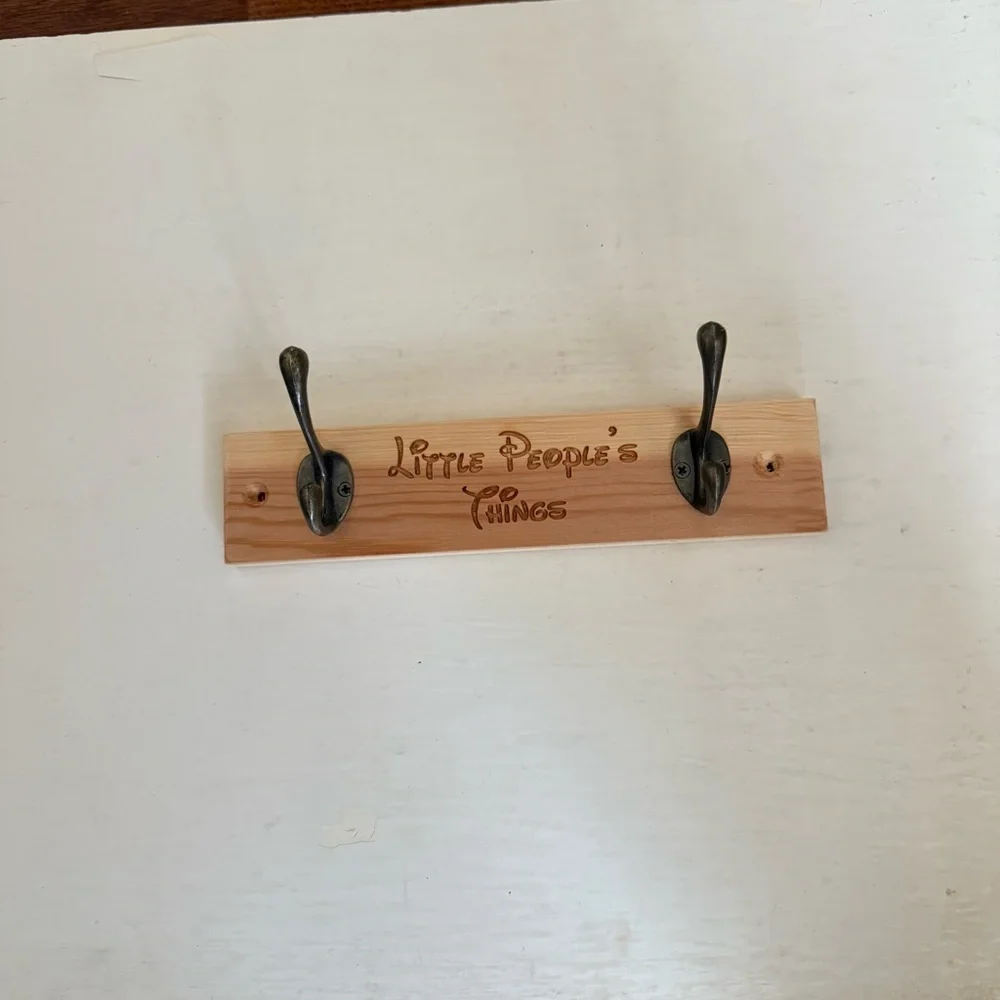 Little People's Things Wooden Wall Hook